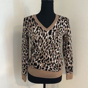 Banana Republic Leopard Print Sweater